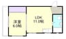 水島臨海鉄道水島本線/倉敷市駅 徒歩7分 2階 築44年 1LDKの間取り