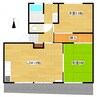 宇野線<宇野みなと線>/茶屋町駅 徒歩54分 1階 築33年 2LDKの間取り