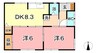 山陽本線（中国）/倉敷駅 徒歩28分 1階 築54年 2DKの間取り