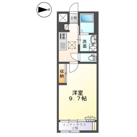 間取り図 山陽本線（中国）/新倉敷駅 徒歩42分 1階 1年未満