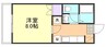 山陽本線（中国）/新倉敷駅 徒歩7分 1階 築29年 1Kの間取り