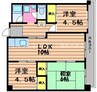 水島臨海鉄道水島本線/栄駅 徒歩2分 4階 築47年 3DKの間取り