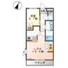 伯備線/清音駅 徒歩18分 2階 築18年 1LDKの間取り