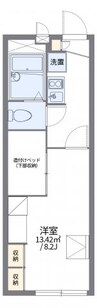 水島臨海鉄道水島本線/球場前駅 徒歩17分 2階 築17年 1Kの間取り