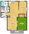 山陽本線（中国）/新倉敷駅 徒歩25分 2階 築28年 3DKの間取り
