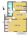水島臨海鉄道水島本線/球場前駅 徒歩14分 2階 築35年 2DKの間取り