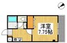 瀬戸大橋線/茶屋町駅 徒歩38分 2階 築20年 1Kの間取り
