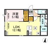 山陽本線（中国）/倉敷駅 徒歩14分 1階 1年未満 1LDKの間取り