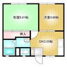 水島臨海鉄道水島本線/弥生駅 徒歩46分 1階 築41年 2DKの間取り