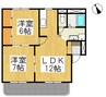 水島臨海鉄道水島本線/倉敷市駅 徒歩23分 3階 築31年 2LDKの間取り