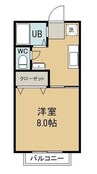 山陽本線（中国）/中庄駅 徒歩8分 1階 築28年 1Kの間取り