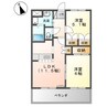 山陽本線（中国）/西阿知駅 徒歩13分 1階 築23年 2LDKの間取り