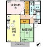 宇野線<宇野みなと線>/早島駅 徒歩21分 1階 築25年 2DKの間取り