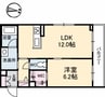 山陽本線（中国）/倉敷駅 徒歩31分 3階 築3年 1LDKの間取り