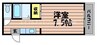 山陽本線（中国）/倉敷駅 徒歩10分 4階 築38年 1Kの間取り