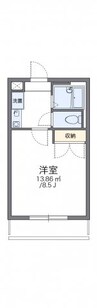 山陽本線（中国）/倉敷駅 徒歩18分 1階 築27年 1Kの間取り