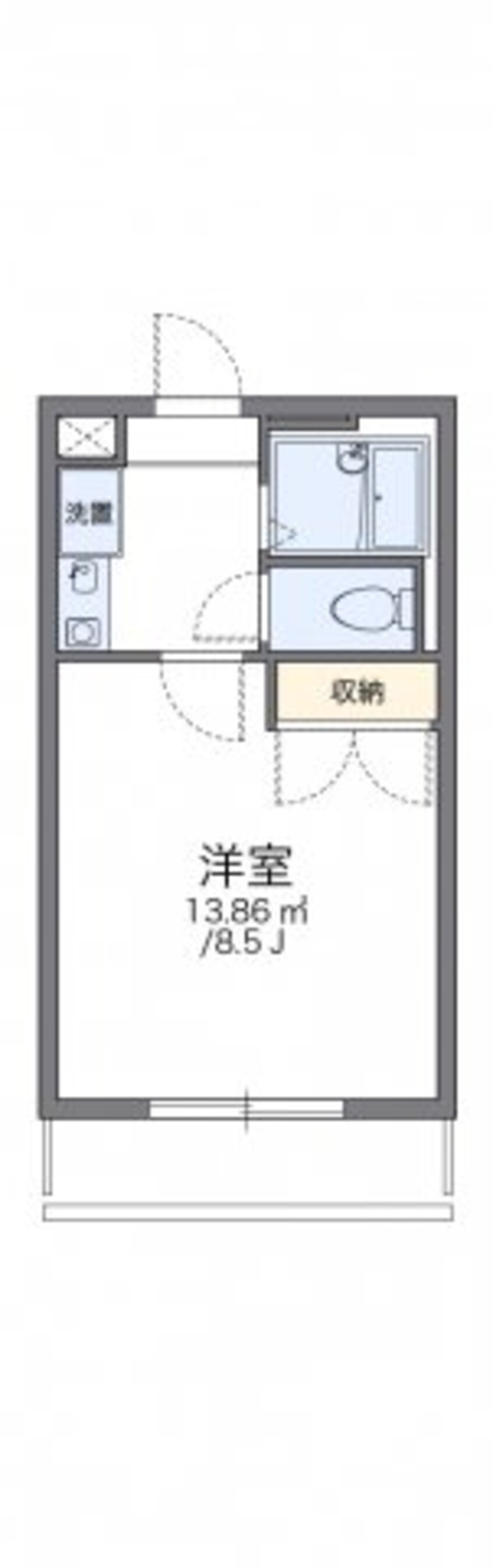 間取図 山陽本線（中国）/倉敷駅 徒歩18分 1階 築27年
