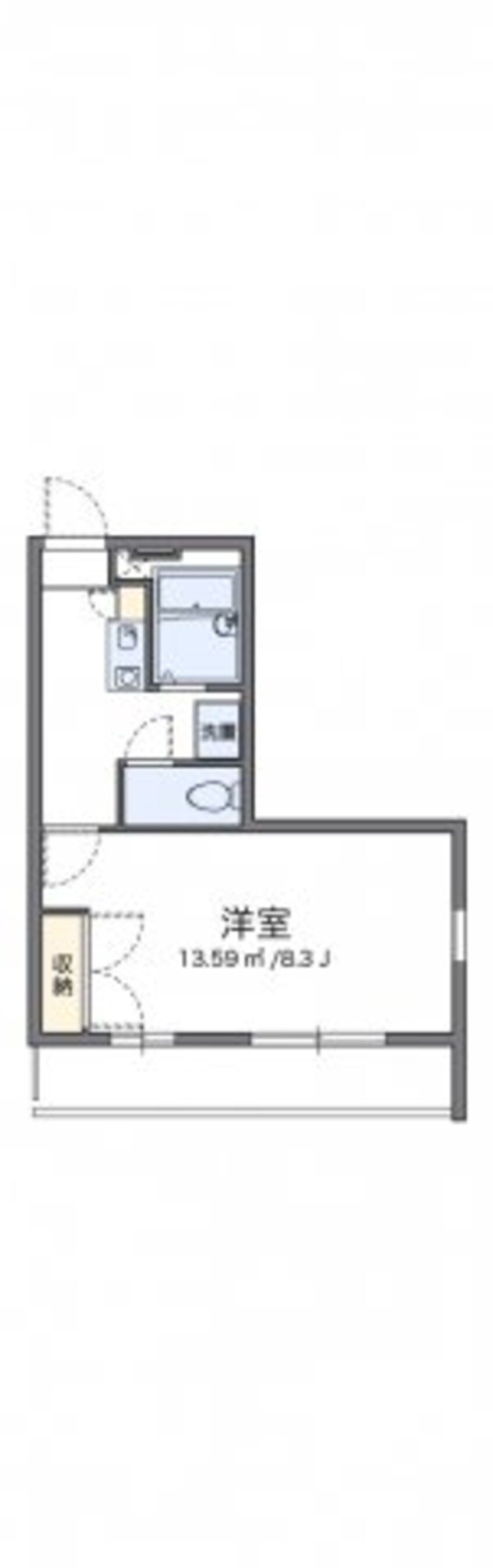 間取図 山陽本線（中国）/倉敷駅 徒歩18分 2階 築27年