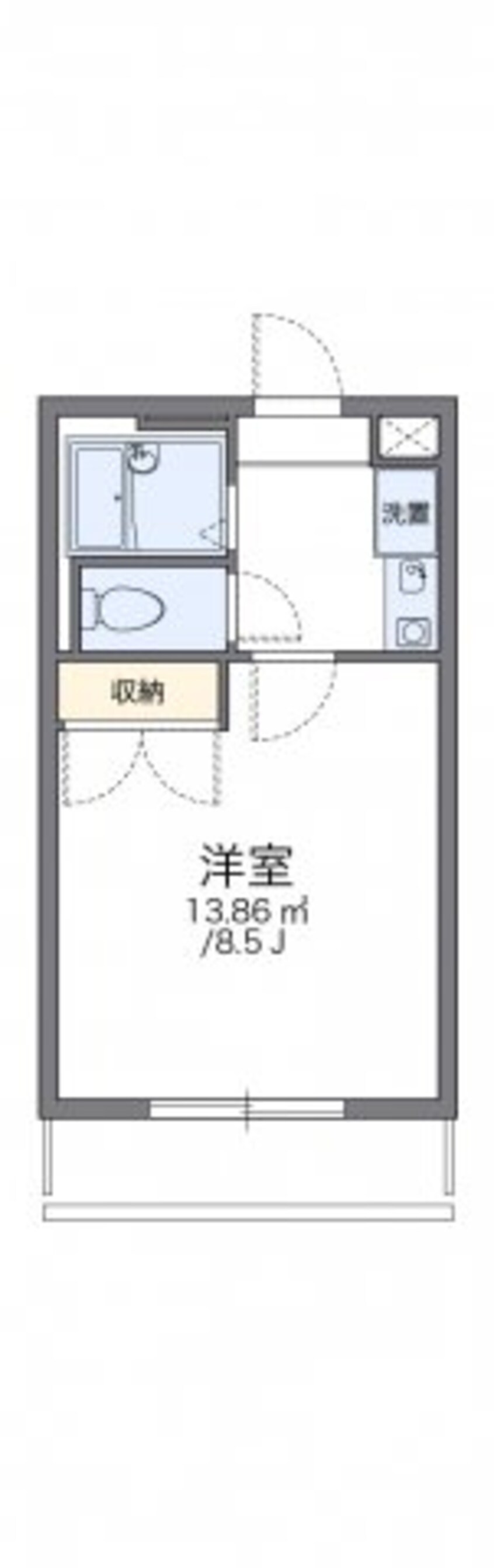 間取図 山陽本線（中国）/倉敷駅 徒歩18分 2階 築27年