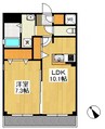 瀬戸大橋線/上の町駅 徒歩16分 1階 築16年 1LDKの間取り