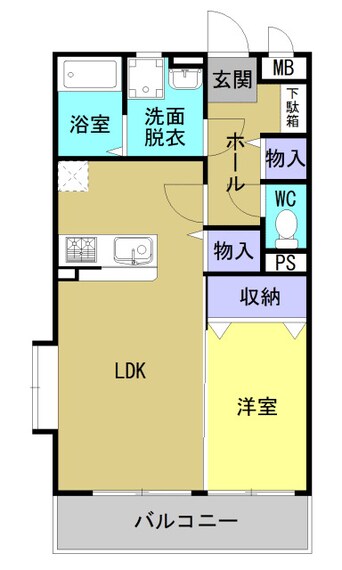 間取図 伯備線/総社駅 徒歩3分 2階 築17年