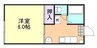 山陽本線（中国）/倉敷駅 徒歩25分 2階 築33年 1Kの間取り