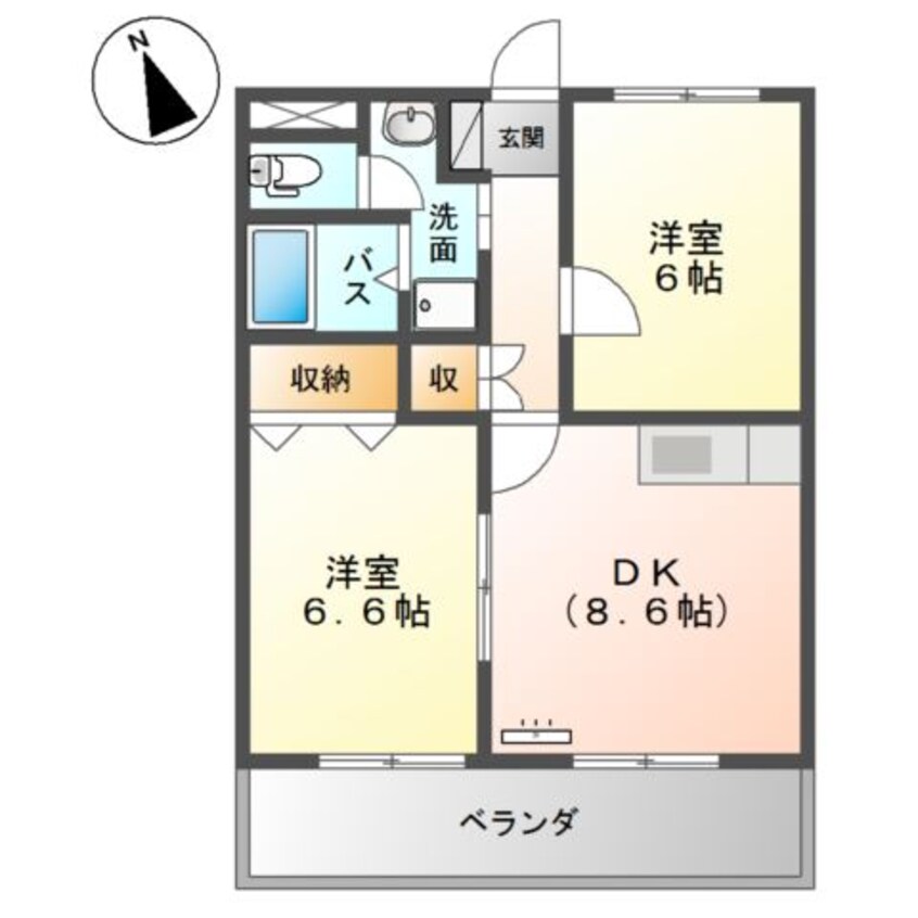 間取図 イターナル壱番館