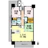伯備線/総社駅 徒歩6分 8階 築12年 3LDKの間取り
