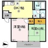 山陽本線（中国）/倉敷駅 徒歩15分 2階 築38年 2DKの間取り