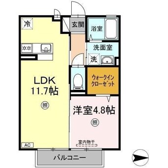 間取図 水島臨海鉄道水島本線/倉敷市駅 徒歩13分 2階 築15年