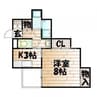 水島臨海鉄道水島本線/球場前駅 徒歩11分 1階 築25年 1Kの間取り