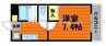 山陽本線（中国）/倉敷駅 徒歩15分 2階 築28年 1Kの間取り