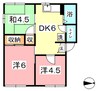 山陽本線（中国）/西阿知駅 徒歩41分 1階 築40年 3DKの間取り