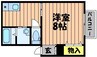 水島臨海鉄道水島本線/常盤駅 徒歩4分 2階 築25年 1Kの間取り