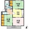 瀬戸大橋線/児島駅 徒歩27分 2階 築31年 3DKの間取り