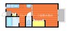 宇野線<宇野みなと線>/茶屋町駅 徒歩37分 2階 築33年 1DKの間取り