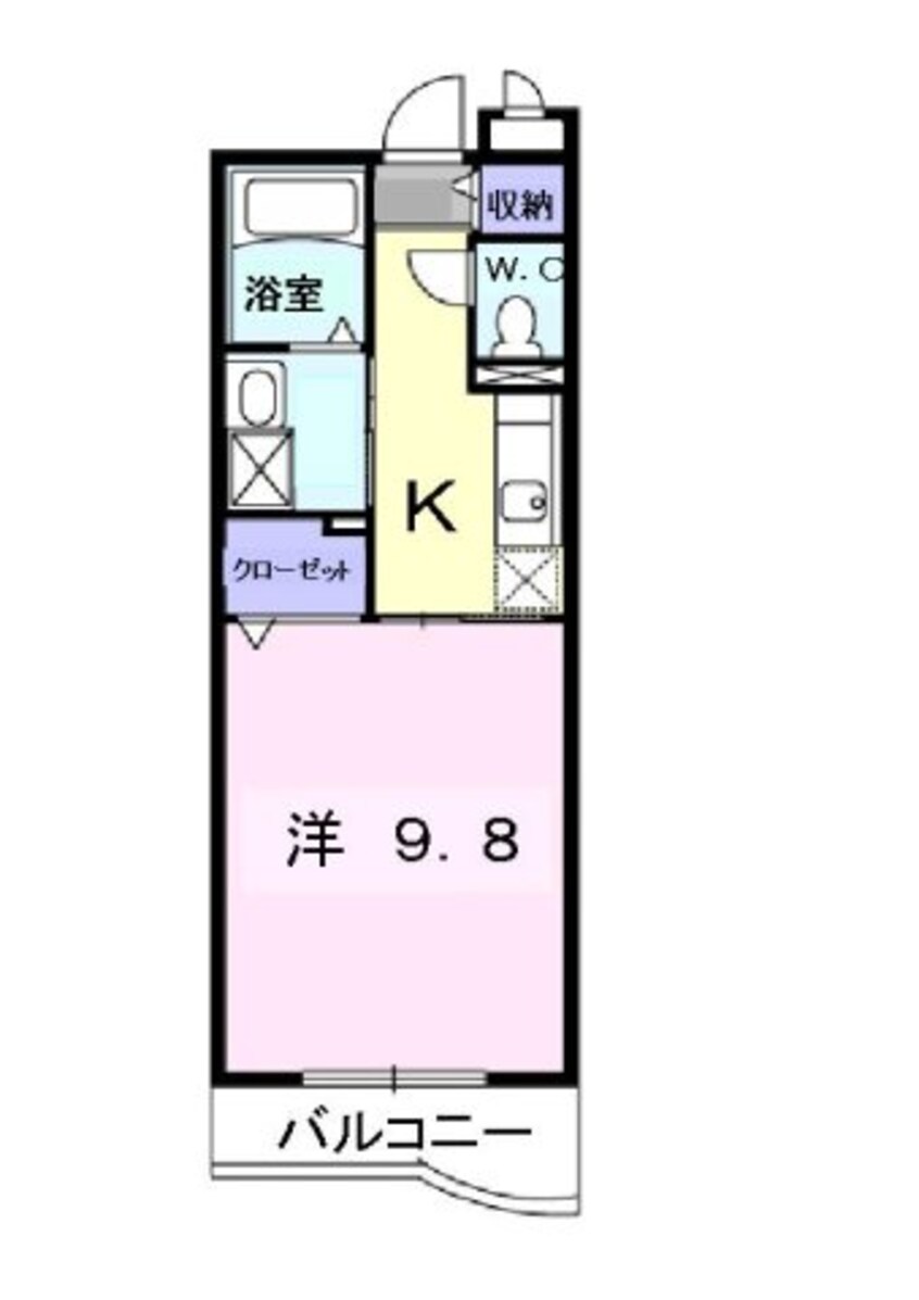 間取図 吉備線<桃太郎線>/東総社駅 徒歩14分 3階 築17年