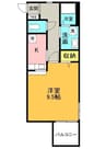 山陽本線（中国）/中庄駅 徒歩6分 2階 築25年 1Kの間取り