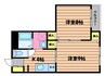 山陽本線（中国）/倉敷駅 徒歩19分 2階 築23年 2Kの間取り
