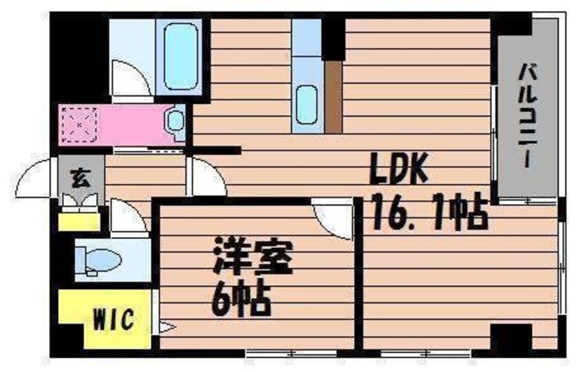 間取図 FORTUNA老松