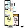 山陽本線（中国）/倉敷駅 徒歩30分 1階 築6年 1LDKの間取り