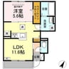吉備線<桃太郎線>/東総社駅 徒歩2分 1階 建築中 1LDKの間取り