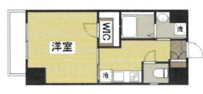 間取図 山陽本線（中国）/倉敷駅 徒歩8分 7階 築17年