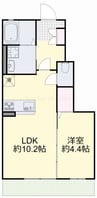 瀬戸大橋線/茶屋町駅 徒歩25分 1階 築8年 1LDKの間取り