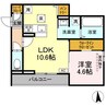 山陽本線（中国）/倉敷駅 徒歩15分 1階 1年未満 1LDKの間取り