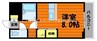 水島臨海鉄道水島本線/西富井駅 徒歩28分 3階 築35年 1Kの間取り
