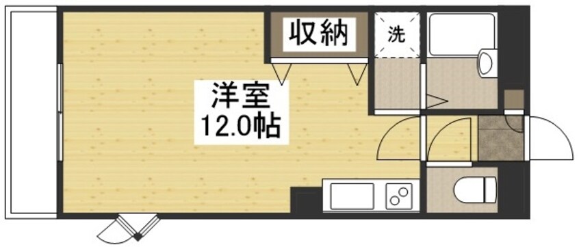 間取図 山陽本線（中国）/倉敷駅 徒歩13分 4階 築27年