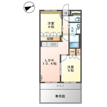 間取図 山陽本線（中国）/新倉敷駅 バス15分堤下下車:停歩10分 1階 築19年