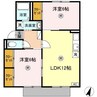 瀬戸大橋線/児島駅 徒歩27分 1階 築31年 2LDKの間取り