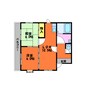 水島臨海鉄道水島本線/球場前駅 徒歩13分 2階 築35年 2LDKの間取り